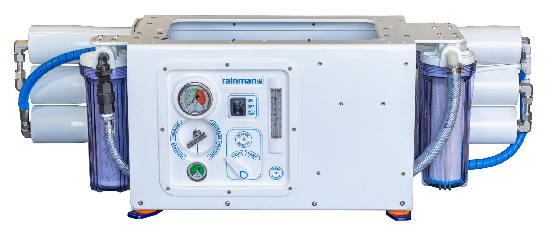 Example of a framed Rainman watermaker